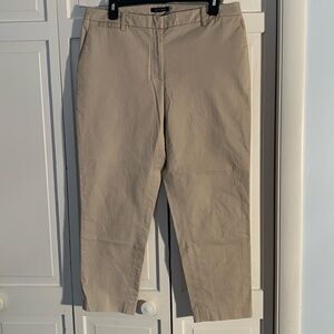 Tommy Hilfiger Tan Ankle Pants with Tailored Fit EUC